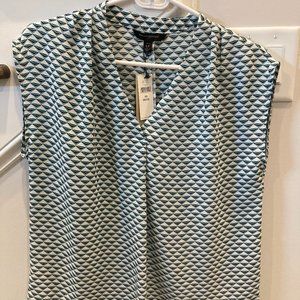 NWT Banana Republic Geometric Boxy Blouse - Sm P